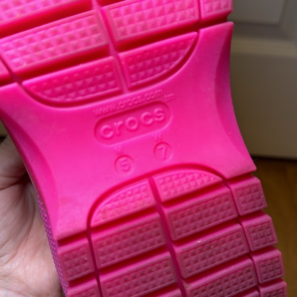 Pink Mega Crush crocs. M5 W7 - Picture 5 of 5